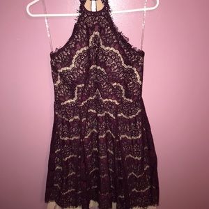 Purple Lace Dress